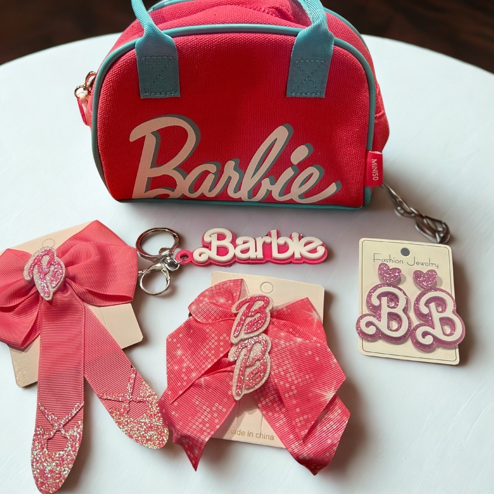 Barbie Inspired Pink Kids Accessory Set